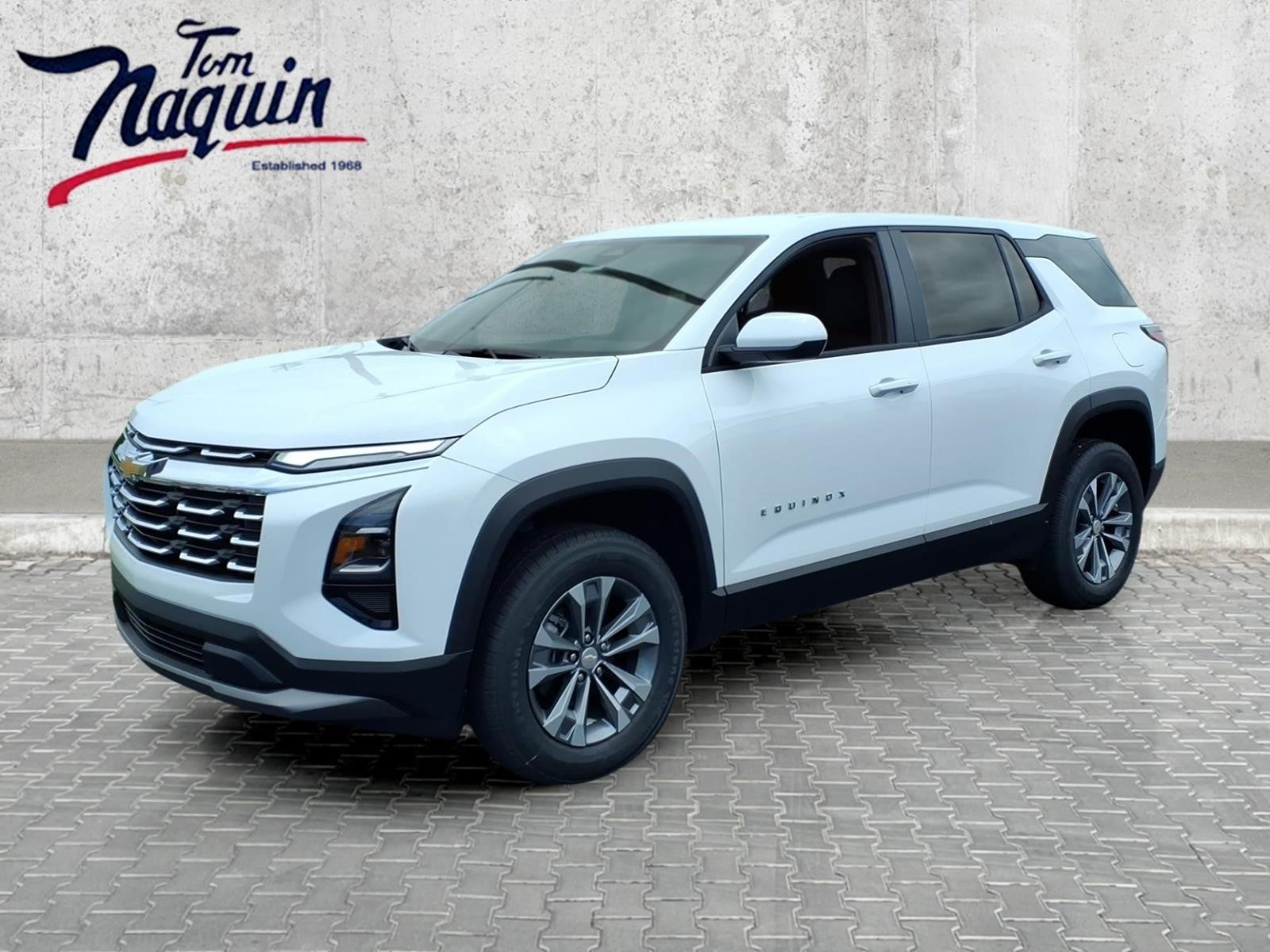 2026 Chevrolet Equinox LT in Lakeshore Blue Metallic — front three-quarter view