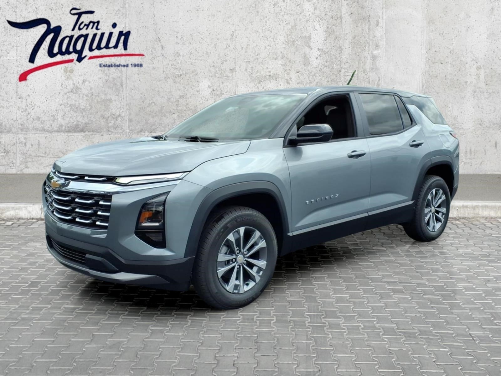 2026 Chevrolet Equinox LT in Sterling Gray Metallic — front three-quarter view