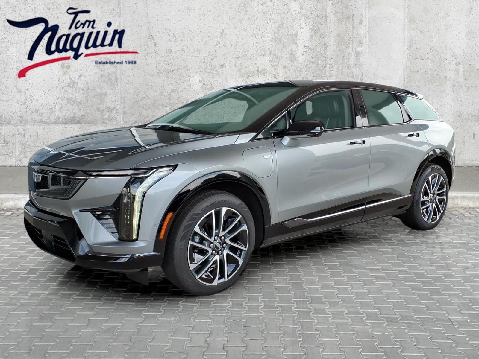 2025 Cadillac OPTIQ Sport 2 in Argent Silver Metallic — front three-quarter view